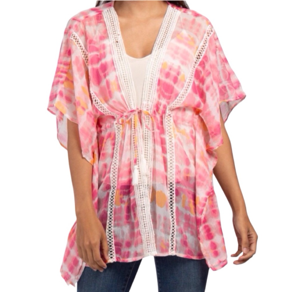 Steve Madden Tie Dye Kimono Topper (NWT) (Size: OSFM)